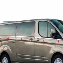 Ford Tourneo Custom (длинное шасси) оконная накладка 8 шт S.Steel 2012-UP 2024 - купить недорого