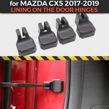 Bisagras de plástico ABS para puerta de Mazda CX5, 1/4 piezas, decoración de moldura, ajuste de estilo de coche, 2017-2019 2024 - compra barato