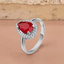 Кольца для женщин 925 Серебряное кольцо циркон камень для женщин, ювелирное изделие, высокое качество ручной работы 2024 - купить недорого