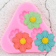 Daisy Flower Silicone Mold DIY Party Cupcake Topper Fondant Cake Decorating Tools Candy Polymer Clay Chocolate Gumpaste Moulds 2024 - buy cheap