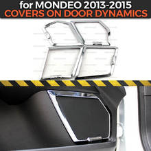 Cubre la puerta dinámica para Ford Mondeo 2013-2015 de plástico ABS 1 set / 4 Uds moldeo Decoración Estilo de coche 2024 - compra barato
