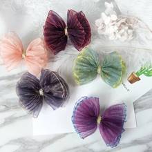 60mm Ruffle Silk Organza Ribbon Wave Egde Gradient Tulle Wide Lace Trim DIY Hair Bows Accessories Cloth Sewing Yarn Tape 2024 - buy cheap