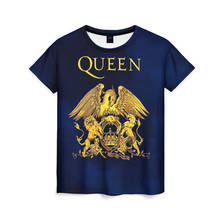 Camiseta feminina banda 3d queen 2024 - compre barato