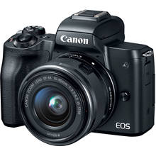Беззеркальная камера Canon M50 с EF-M объективом 15-45 мм f/3,5-6,3 IS STM, черный-24.1MP APS-C -4K -Vari-угол сенсорного экрана-Wifi 2024 - купить недорого