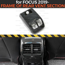 Marco de la caja de la sección de ventilación trasera para Ford Focus 2019-plástico ABS 1 juego/1 Uds. Decoración de moldeado para el coche 2024 - compra barato