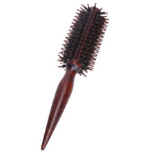 Scalp Massage Hair Comb Round Anti-Static Curly Straight Bristle Brush Wood Handle Home Salon Hairdressing Styling Accessories 2024 - buy cheap