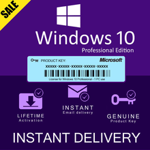 Лицензия на ключи Microsoft Windows 10 Pro, 32/64 бит, постоянная активация, пожизненное обновление всех языков, Мгновенная доставка, 5 минут 2024 - купить недорого