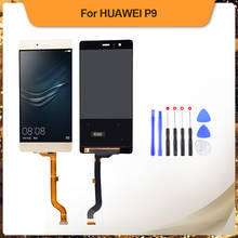 Montaje completo OEM para Huawei P9, digitalizador de pantalla táctil LCD, reemplazo de pantalla OLED, sin píxeles muertos, con Kit de herramientas de reparación 2024 - compra barato
