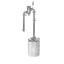 Moonshine apparatus Leader with Gin basket, distiller makers, column still machines 1 5 inch, dephlegmator, 16l 26l 25l 35l 40l 2024 - buy cheap