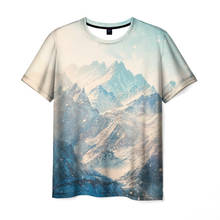 Men's T-shirt 3D Mountain 2024 - buy cheap