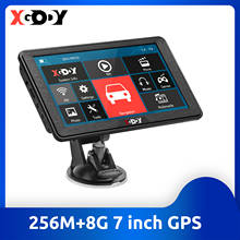 XGODY 7 inch Car Gps Navigation Truck GPS Navigator 256M+8GB FM Transmitter 2022 Europe Map SAT NAV Russia Navitel Touch Screen 2024 - buy cheap