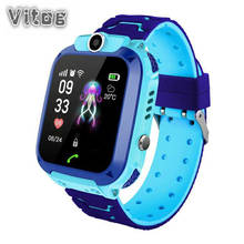 Reloj inteligente Q12 multifunción para niños, accesorio de pulsera resistente al agua con GPS, tarjeta SIM, para teléfono IOS y Android, regalo para niños, 2019 2024 - compra barato