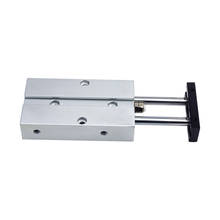Aluminum Alloy TN10/16/20/25/32 Type Pneumatic Air Cylinder 10-150mm Stroke Twin Rod shaft cylinder 2024 - buy cheap