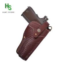 Holster "colt" Vertical No. 6 (VIP) HSN (pistol Makarov) PM, pmm, PSM genuine leather, adjustable 1006 2024 - buy cheap