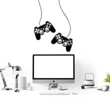 Hanging Controller Wall Sticker Decal Game Sticker Home Playroom Wall Art Decoration A00512 2024 - buy cheap