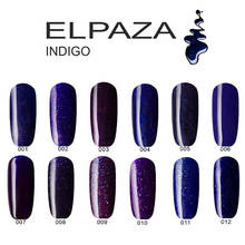 💙Everything for manicure original cheap gel lacquer varnish nail polish Elapza indigo for design nails 10ml 2024 - buy cheap