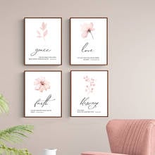 Grace Faith Love Blessings Bible Verse Wall Art Canvas Painting Scripture Numbers 6:24 Quote Posters and Prints Home Room Decor 2024 - buy cheap