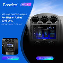 Dasaita-Radio estéreo con Android 10,2 para coche, sistema Multimedia de 10,0 pulgadas, 1 Din, para Nissan Altima 2008, 2009, 2010, 2011, 2012, TDA7850 2024 - compra barato