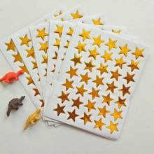 10 folhas bonito estrelas de ouro adesivos decorativos mérito recompensa scrapbooking etiqueta crianças brinquedos auto-adesivo adesivo artigos de papelaria 2024 - compre barato