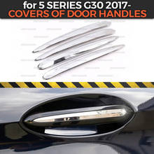 Cubiertas de manijas de puerta para BMW 5 Series G30 2017, plástico ABS, decoración de moldura, estilo de coche, 1 juego/4 Uds. 2024 - compra barato