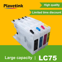Plavetink Refillable Ink Cartridge For Brother LC12 LC40 LC71 LC73 XL MFC J6510DW J435W J835DW J280W J425W DCP-J525N J540N J740N 2024 - buy cheap