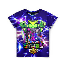 Camiseta infantil estrelas 3d brawl 2024 - compre barato