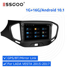 ESSGOO 2 Din Android 10.1 Car Radio For LADA VESTA 2015-2017 Autoradio Stereo 8 inch Multimedia Player Bluetooth GPS Navigation 2024 - buy cheap