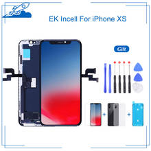 Melhor qualidade ek incell para iphone xs display lcd tela de toque 3d digitador substituição assembléia peças com presente 2024 - compre barato