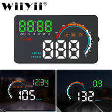 WiiYii New Q5 Universal  Car HUD GPS Head Up Display Monitor 4"Speedometers Overspeed Warning New Windshield Projector 2024 - buy cheap