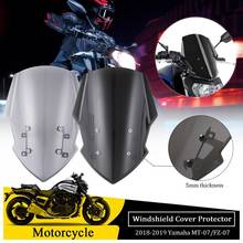 New Generation Windshield Windscreen For Yamaha MT07 FZ07 MT07 2018 2019 2020 Motorcycle Accessories Wind Deflectors MT FZ 07 2024 - buy cheap