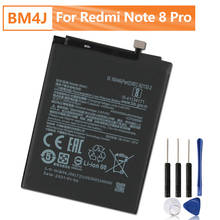 Xiaomi-bateria de celular original bm4j para redmi note 8 pro, capacidade de 4030mah, ferramenta grátis 2024 - compre barato