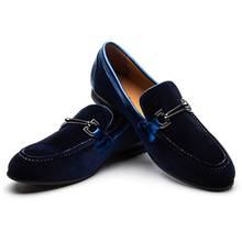 MEIJIANA Men Loafers Black Velvet With Braiding Flat Slip on Moccasins Men's Dress Shoes Genuine Leather Casual Shoes 2022 - buy cheap