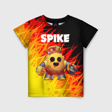 Children S T Shirt 3d Brawl Stars Spike Robot Buy Cheap In An Online Store With Delivery Price Comparison Specifications Photos And Customer Reviews - brawl stars t shirt leon and crow and spike