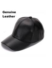 Genuine Leather Unisex Black Hat Real Leather Adjustable Best Quality Standard Size Made in Turkey 2024 - buy cheap