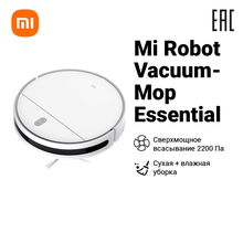 Smart Robot Vacuum Cleaner XIAOMI Mi Robot Vacuum-Mop Essential G1 Wet and Dry Cleaning | 2200 Pa Suction | App Control 2024 - buy cheap
