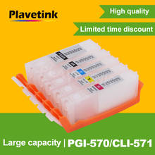 Plavetink PGI 570 CLI 571 XL запасной чернильный картридж для Canon PIXMA Silver MG6850 MG6851 MG6852-серебристый MG6853-серебристый MG7750 2024 - купить недорого