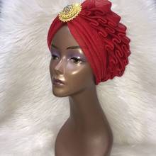 New Nigerian gele headtie cap already made auto gele turban cap african auto gele aso oke headtie for women-L5 2024 - buy cheap
