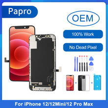 100% OEM For iPhone 12/12Pro/12mini/12Pro max With 3D Touch Digitizer Assembly No Dead Pixel LCD Screen Replacement Display Gift 2024 - buy cheap