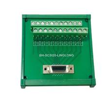 Scsi20p scsi 20 p mdr fêmea breakout board SCSI-20P módulo terminal adaptador de montagem em trilho din hpcn20p 2024 - compre barato
