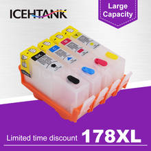 ICEHTANK набор чернил для заправки картриджа для hp 178 XL для hp Photosmart 5514 5515 5520 5521 6510 6512 6515 6520 6521 7515 принтер 2024 - купить недорого