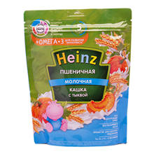 Кашка молочная пшеничная с тыквой ТМ Heinz (Хайнз) 2024 - buy cheap