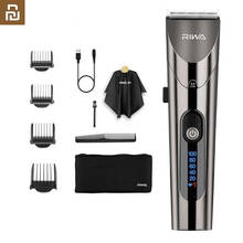 Xiaomi RIWA RE-6305 Washable Rechargeable Hair Clipper Professional Barber Trimmer With Carbon Steel Cutter Head 2024 - купить недорого