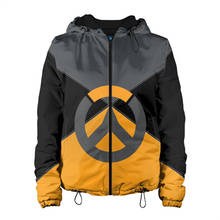 Chaqueta de las mujeres 3D logotipo overwatch 1 2024 - compra barato