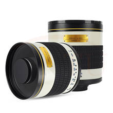 500mm f/6.3 mf telefoto espelho lente + 2x teleconverter = 1000mm para nikon canon sony dslr câmera e macro 4/3 câmera sem espelho 2024 - compre barato