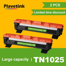 Plavetink cartucho de toner preto tn1025, impressoras sem chip compatível com brother verificador 2024 - compre barato
