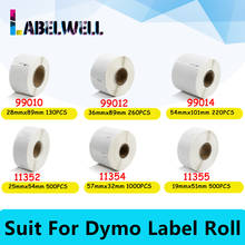 Labelwell 1Roll 99010 99012 Address Labels Compatible Dymo 99014 11352 11354 11355 LabelWriter 450/450 Turbo/450 DUO LW 99010 2024 - buy cheap