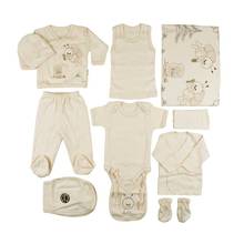 Newborn Girl Boy Outfit Bee Honey Figured 100% Organic Hospital Exit Set Infant Coming Home Cute Baby Romper Clothes 11 Piece 2024 - buy cheap