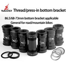 WUZEI Sealed Hollowtech Bearing BB30/386/91/PF30 DUB 24/29mm MTB Mountain ROAD Bike part Press-in Thread Bottom Bracket 2024 - buy cheap