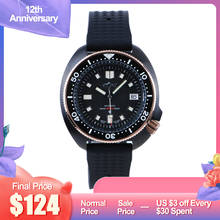 HEIMDALLR Sharkey 6105 Automatic Watch Men NH35 Mechanical Sapphire Crystal Diver Watches 200m C3 Luminous Men's Wristwatch 2024 - buy cheap