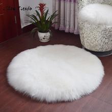 Sheepskin Rug Chair Cover Artificial Wool Warm Hairy Carpet Bedroom Mat Seat Pad Skin Fur Area Rugs Warm Artificial Textile26 2024 - buy cheap